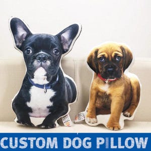 Custom Pet Pillow from Photo – Personalized Dog or Cat Pillow, Pet Portrait Cushion, Pet Memorial Gift, Pet Lover Gift
