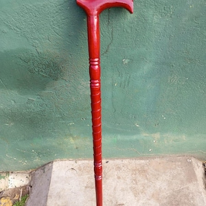 African wood Original Hiking Walking stick/Handmade Kenya Africa Mahogany Hardwood UnisexCane/Hand designed Cane/ Wooden walking stick