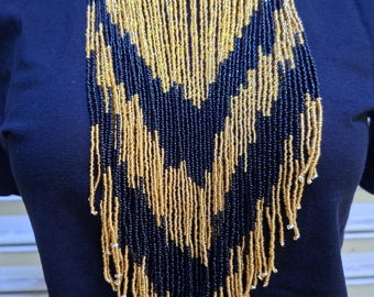 Handmade African Beaded Necklace | Maasai Tribal Choker