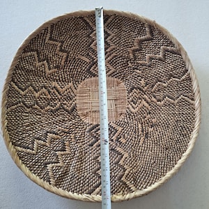 16" Wall  Decor ,Woven Tonga Binga Wall Basket African Boho Decor