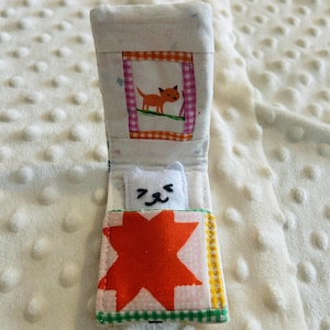 Miniature Pocket pet Cat house FPP, pattern by happysewluckyshop