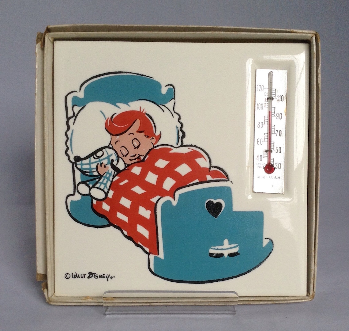 Wonderful Vintage Disney Thermometer Lullaby Land Wall Etsy