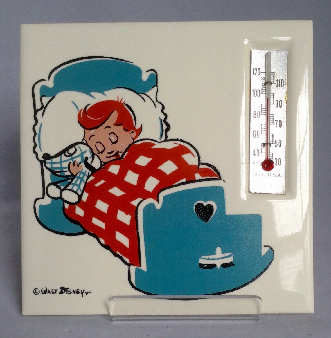 Wonderful Vintage Disney Thermometer Lullaby Land Wall Etsy