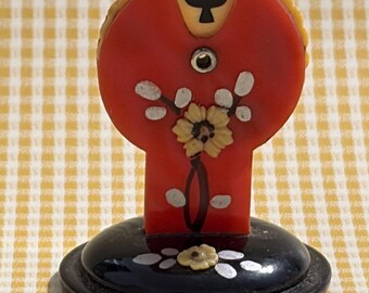 Vintage/Antique * Bridge Card Game Marker * Celluloid/Bakelite * 1940’s