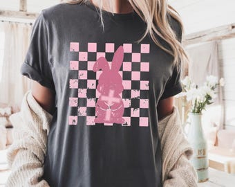 Christian Easter Sunday Shirt, Cute Easter Bunny Sweatshirt, Easter Tshirt Gift, Jesus Resurrection Sweatshirt, Trendy Easter Church Sweater