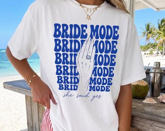 Retro Bachelorette Bride Shirt, Personalized Future Mrs Shirt, Bridal Shower Gift, Bride to be Shirt, Future Mrs Comfort Colors tee, Fiancé