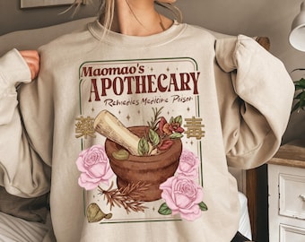Mao Mao's Apothecary Poisons Shirt, Kawaii Comfort Colors Tee, Witchy Anime TShirt, Japanese Aesthetic T-Shirt, Cute Potion Graphic Tee