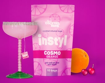Cosmo Cocktail Infusion Bags: DIY Cosmopolitan Mix - Party 10-Pack