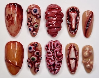 Uñas de zombi - Uñas postizas SFX GORE