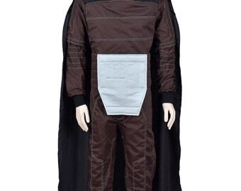 Traje de cosplay premium de armadura Beskar mandaloriana / Disfraz de Din Djarin de Star Wars con capa / Traje de armadura de cazarrecompensas para hombre