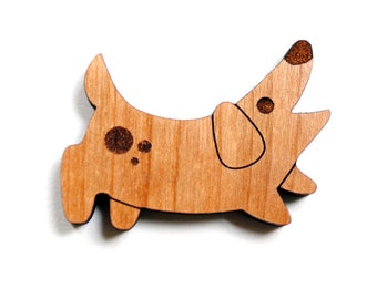 A Good Dog Wood Pin / Magnet