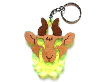 Hell Goat Keychain