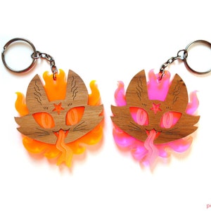 Hell Cat Keychain