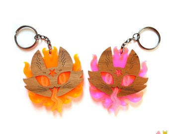 Hell Cat Keychain