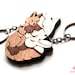 Interlocking Fox and Rabbit Couple Keychains - Friendship or ...