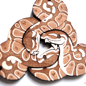 Trio de porte-clés en python à billes emboîtables - Ensemble de porte-clés pour couple famille, amitié, relation poly image 9