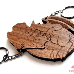 Custom Animal Interlocking Keychains - Etsy