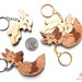 Interlocking Fox and Rabbit Couple Keychains - Friendship or ...