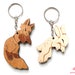 Interlocking Fox and Rabbit Couple Keychains - Friendship or ...
