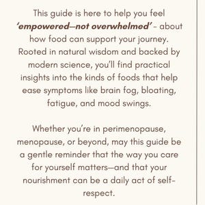 The Menopause Wellness Nutrition Guide