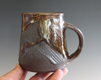 12 oz Mug | Handmade Pottery | Handmade Coffee Mug | Ceramic Mug | Stoneware Mug | Unique Coffee Mug | coffee Mug Pottery | Pottery Mug