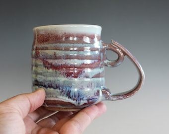 12 oz Mug | Handmade Pottery | Handmade Coffee Mug | Ceramic Mug | Stoneware Mug | Unique Coffee Mug | coffee Mug Pottery | Pottery Mug