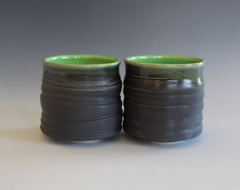 Handmade Ceramic Tea Cups: Wheel Thrown Pottery Yunomis