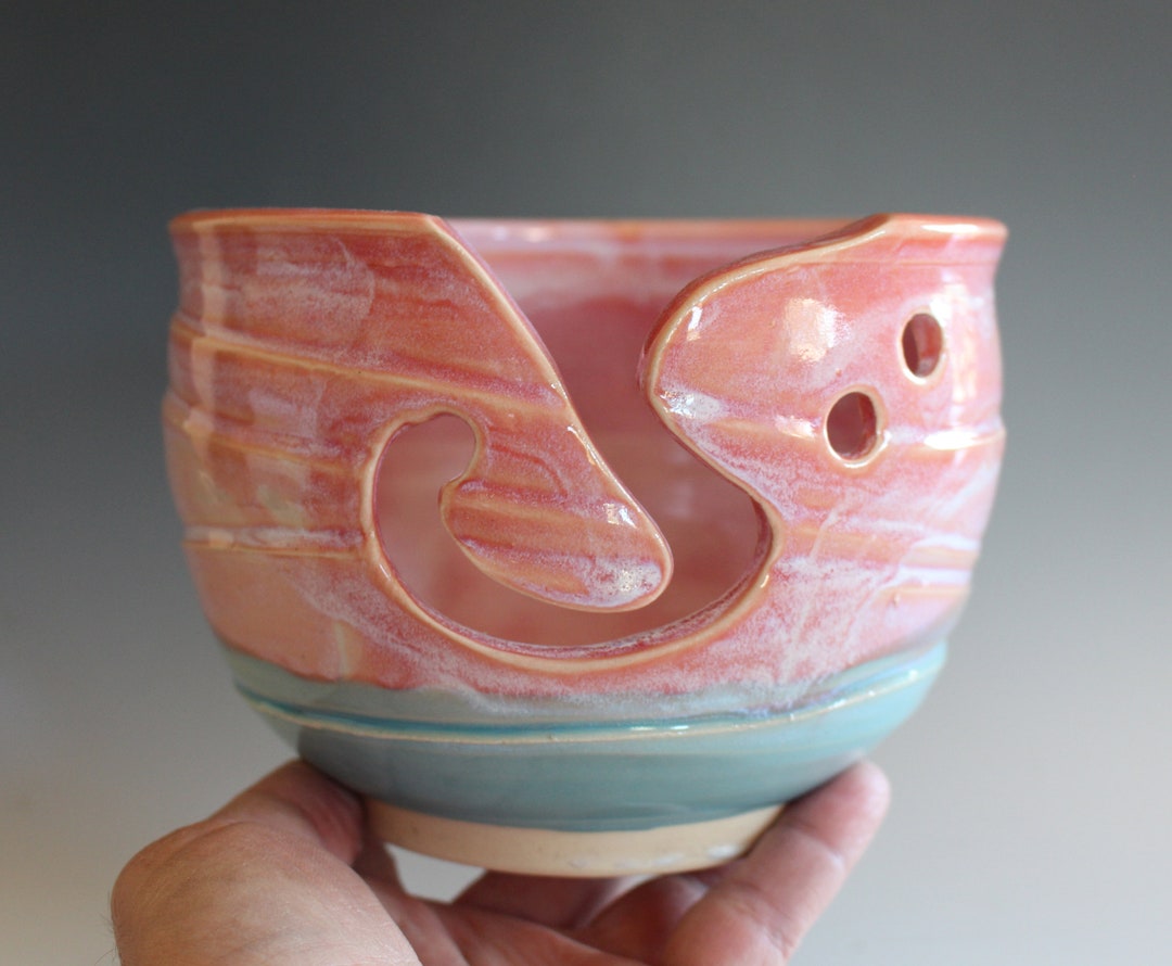 Yarn Bowl, Knitting Bowl, Pottery Yarn Bowl, Pottery Knitting Bowl