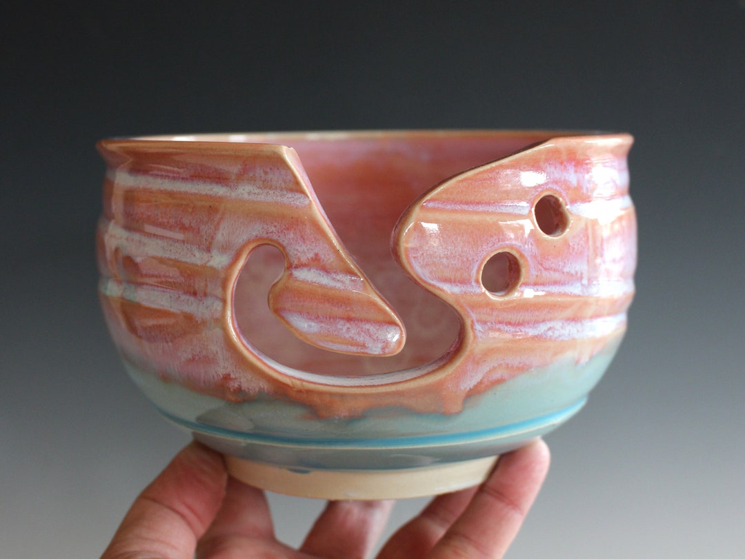 Yarn Bowl, Knitting Bowl, Pottery Yarn Bowl, Pottery Knitting Bowl