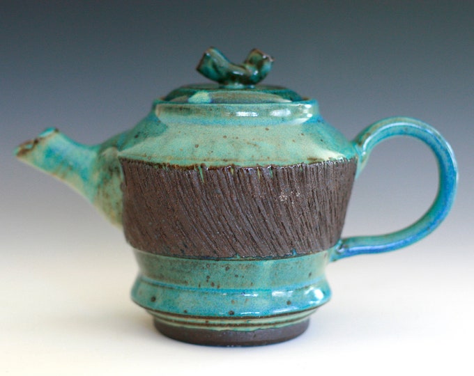 Handmade Stoneware Teapot Etsy