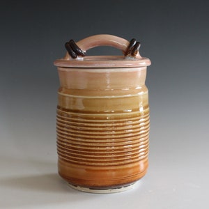 Handmade Pottery | Handmade Ceramic Jar | Pottery Jar | Ceramics and Pottery | Treat Jar | Container | Dog Gift