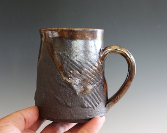 12 oz Pottery Mug | Handmade Pottery | Handmade Coffee Mug | Ceramic Mug| Stoneware Mug | Unique Mug | coffee Mug Pottery | Pottery Mug