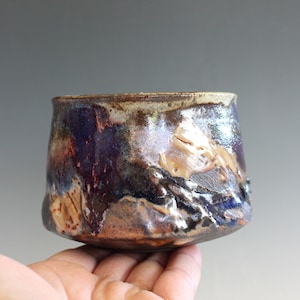 Matcha Chawan, Tea Bowl, handmade ceramic tea cup, handmade pottery, Pottery Tea Bowl, glazed in shino