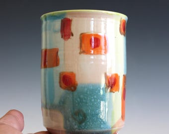 Ceramic Bud Vase: Modern Art Ceramics Pottery