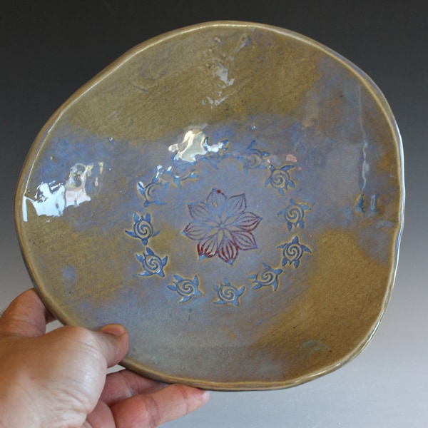 Handmade Pottery | Pottery ceramic bowl | Serving Bowl | Pottery Bowl | Handmade Ceramic Bowl | Stoneware Bowl | Ceramic Serving Bowl