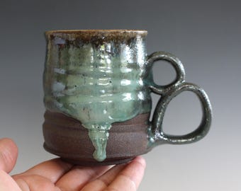 12 oz  Mug | Handmade Pottery | Handmade Coffee Mug |Ceramic Mug | Stoneware Mug | Unique Coffee Mug | coffee Mug Pottery | Pottery Mug