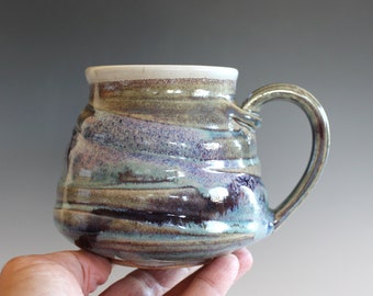 16 oz Mug | Handmade Pottery | Handmade Coffee Mug | Stoneware Mug | Unique Coffee Mug | Mug Pottery | Pottery Mug