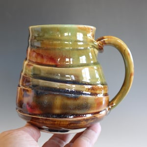 17 oz Mug | Handmade Pottery | Handmade Coffee Mug | Ceramic Mug | Stoneware Mug | Unique Coffee Mug | coffee Mug Pottery
