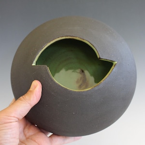Ikebana Vase, Pottery Vase, Ceramic Vase, Ikebana Container,ceramics and pottery, decorative vase, Flower Vase, ceramic sculpture