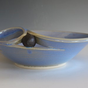 Handmade Pottery Pottery Bowl Modern Hostess Bowl Pottery Bowl Ceramic Bowl Unique Bowl Handmade Bowl image 7