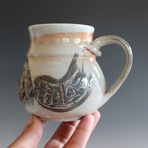 17 oz Pottery Mug | Handmade Pottery | Handmade Coffee Mug | Ceramic Mug | Stoneware Mug | Unique Coffee Mug | coffee Mug Pottery