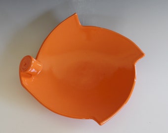 Handmade Ceramic Serving Bowl: Unique Modern Stoneware Pottery