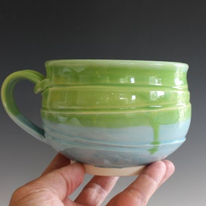 Handmade Pottery | 22 oz Cappuccino Mug | Soup Bowl | Soup Mug | Unique Coffee Mug | Coffee Mug Pottery