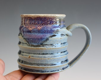 Handmade Pottery Coffee Mug: Ceramic Stoneware (11 oz)