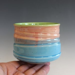 Handmade Ceramic Matcha Chawan: Pottery Tea Bowl, 12 oz