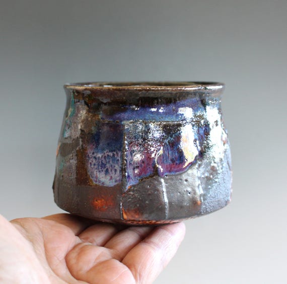 Handmade Matcha Chawan: Black Mountain Clay Tea Bowl