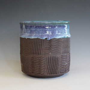 Handmade Pottery | Utensil Holder | Cooking Utensil | Ceramic Vase | Pottery Vase | Utensil Crock | Ceramic Wine Holder