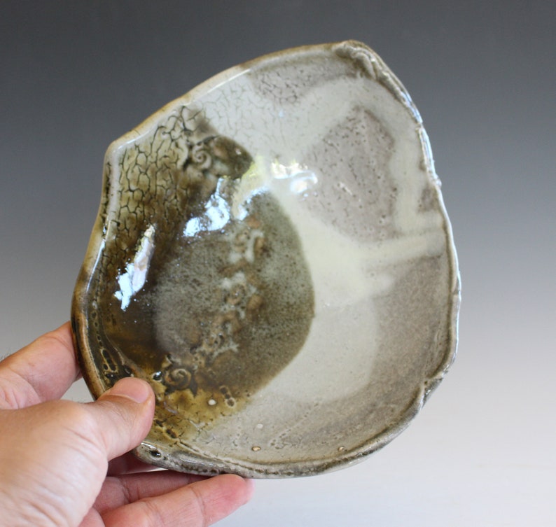 Pottery Dish, Modern Hostess Dish, handmade ceramic dish, ceramics and pottery, stoneware 画像 1