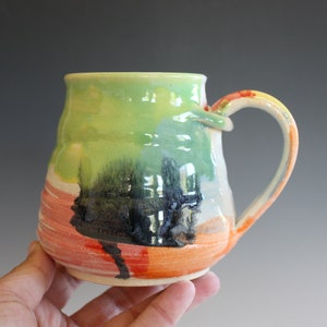 20 oz LARGE Mug | Handmade Pottery |Handmade Coffee Mug | Ceramic Mug | Stoneware Mug | Unique Coffee Mug | coffee Mug Pottery | Pottery Mug