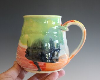 20 oz LARGE Mug | Handmade Pottery |Handmade Coffee Mug | Ceramic Mug | Stoneware Mug | Unique Coffee Mug | coffee Mug Pottery | Pottery Mug